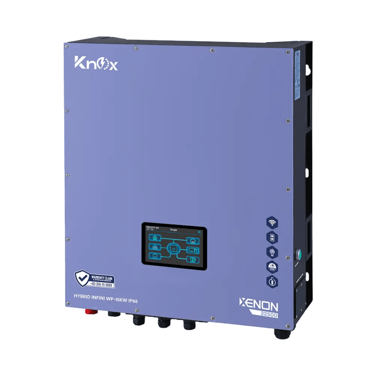Knox Xenon 22500 InfiniSolar WP Twin 3-phase 15kW Hybrid Solar Inverter Price in Pakistan - solarinverters.pk Knox Xenon 22500 InfiniSolar WP Twin 3-phase 15kW Hybrid Solar Inverter Price in Pakistan